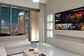 Burj Khalifa View, High Floor, Dubai Mall Access, Gym, Infinity-Pool, Playground, BBQ, Family Friendly